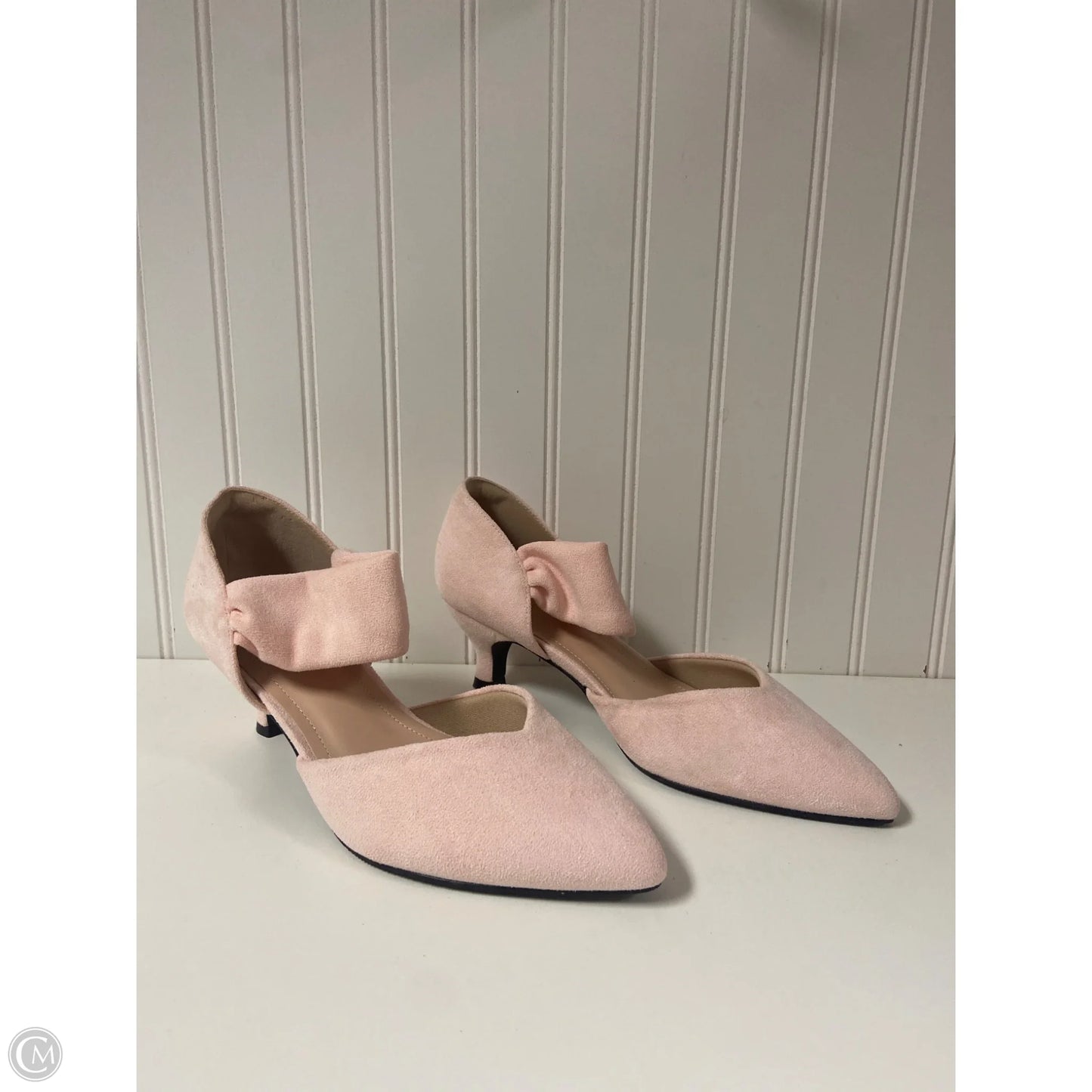 Shoes Heels Kitten By Cme In Pink, Size: 10