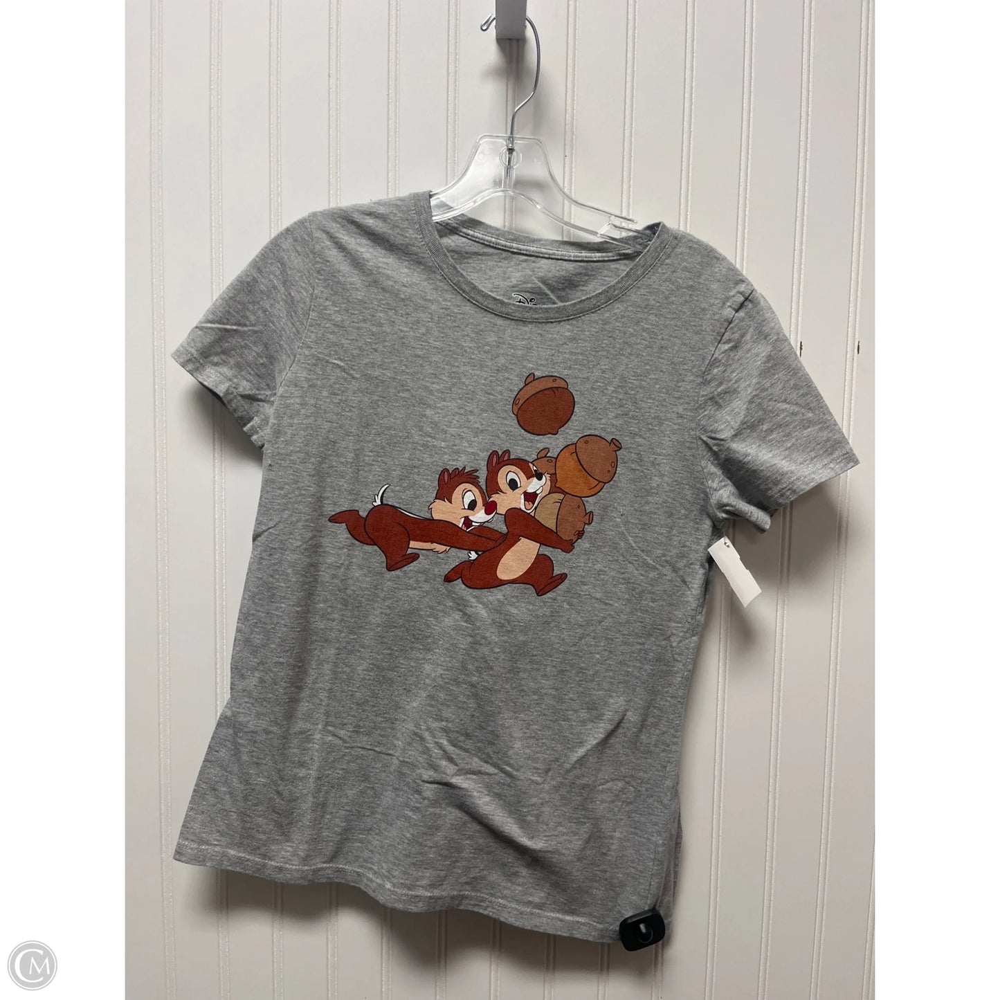 Top Short Sleeve By Disney Store In Grey, Size: S