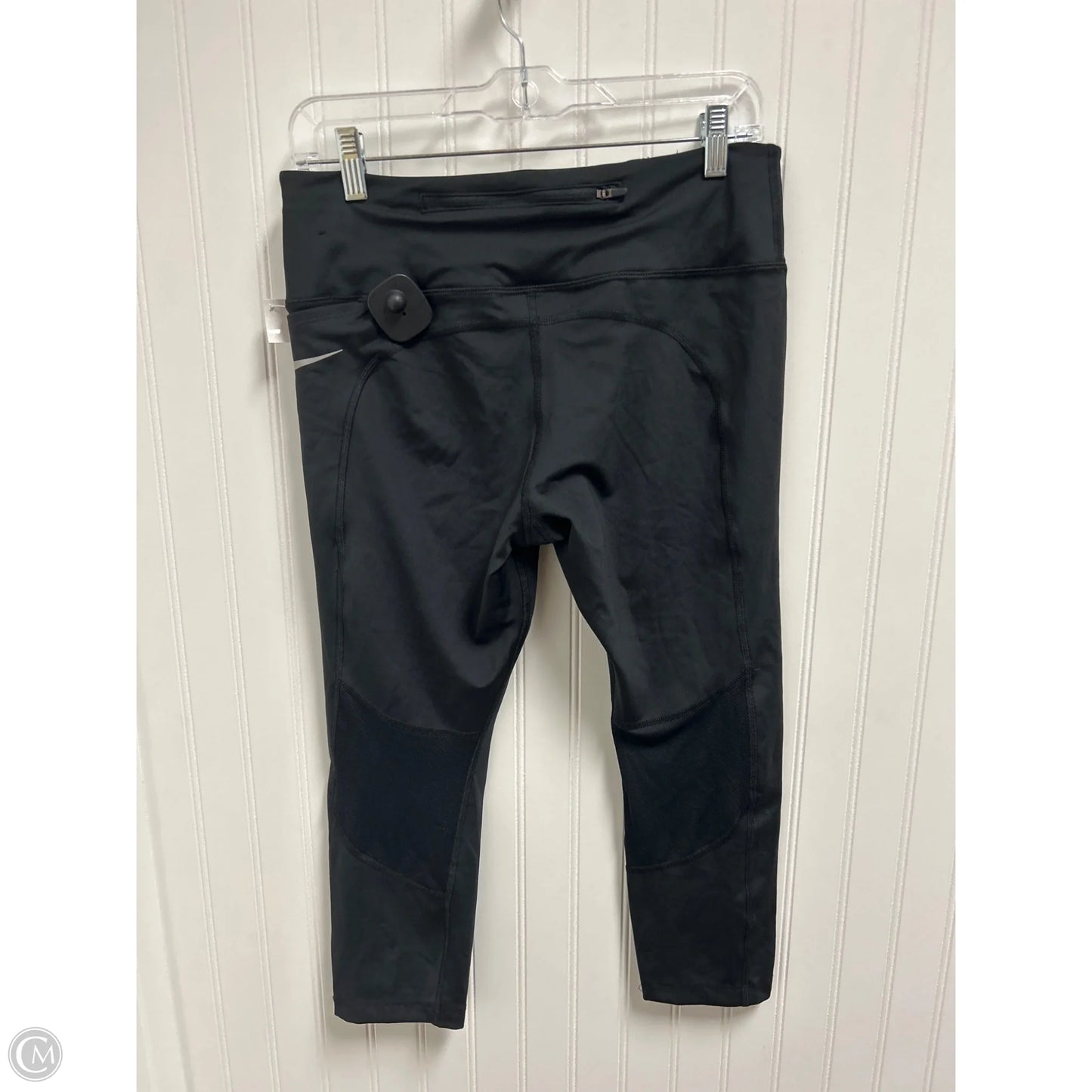 Athletic Leggings Capris By Nike In Black, Size: L