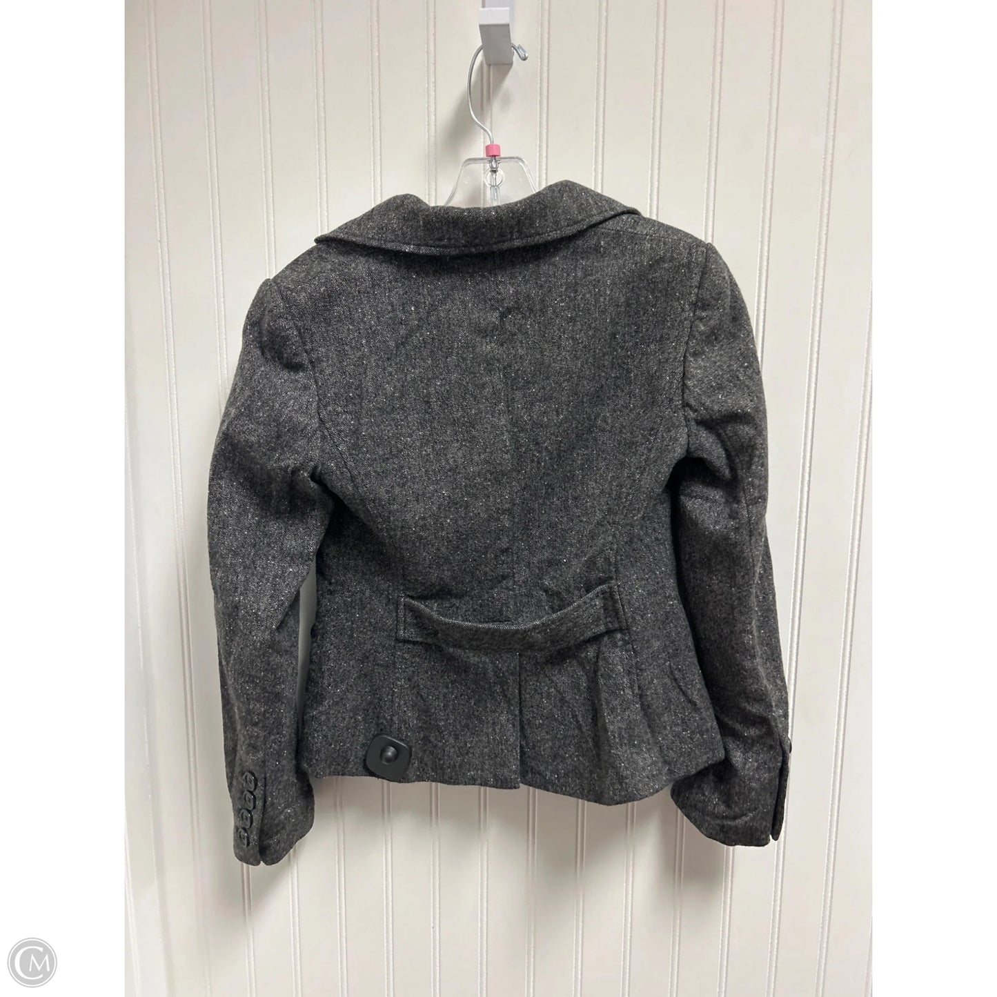 Blazer By Ann Taylor In Grey, Size: Xsp