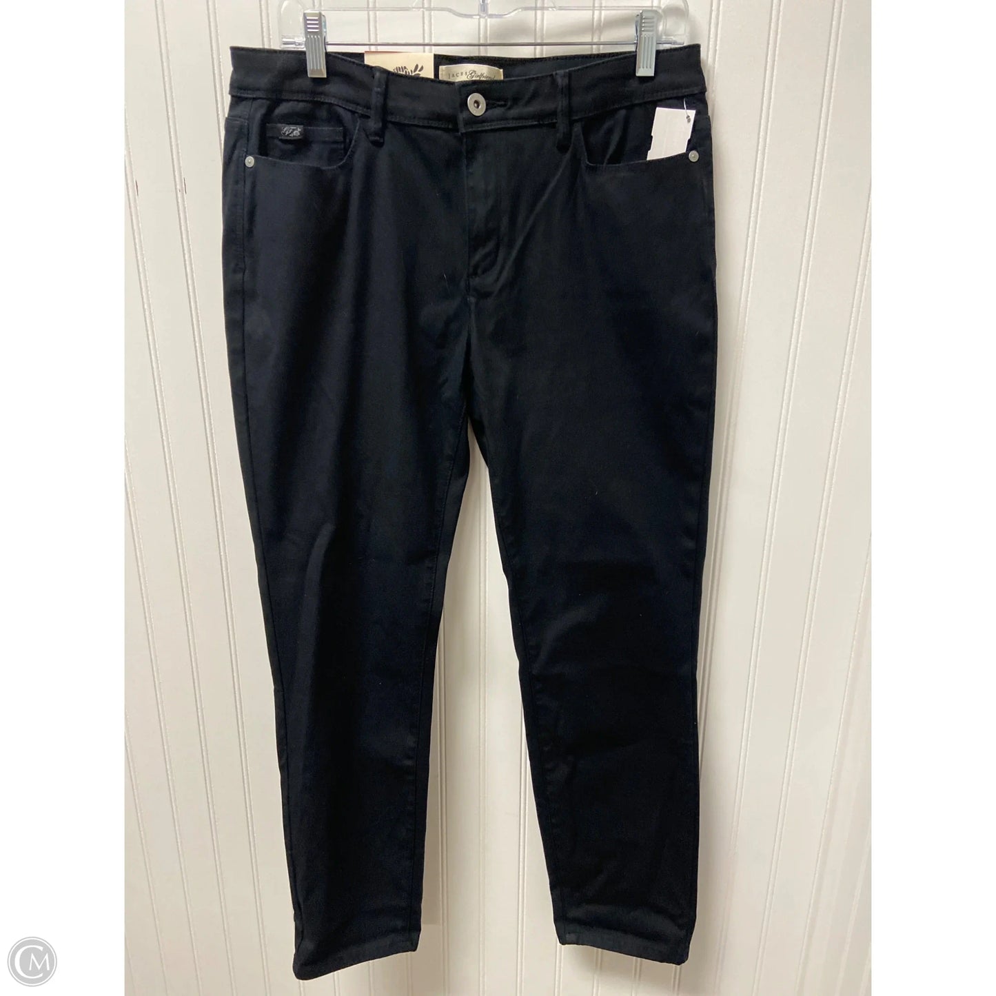Jeans Straight By Jachs Girlfirend In Black, Size: 8