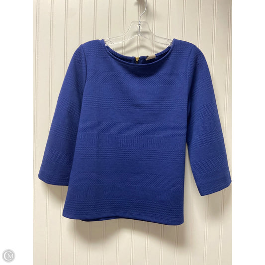 Top Long Sleeve By Chicos In Blue, Size: S