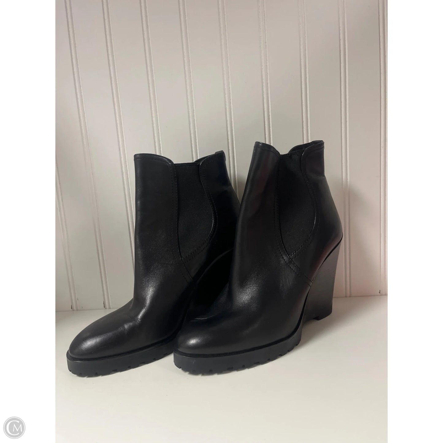 Boots Designer By Michael Kors In Black, Size: 9