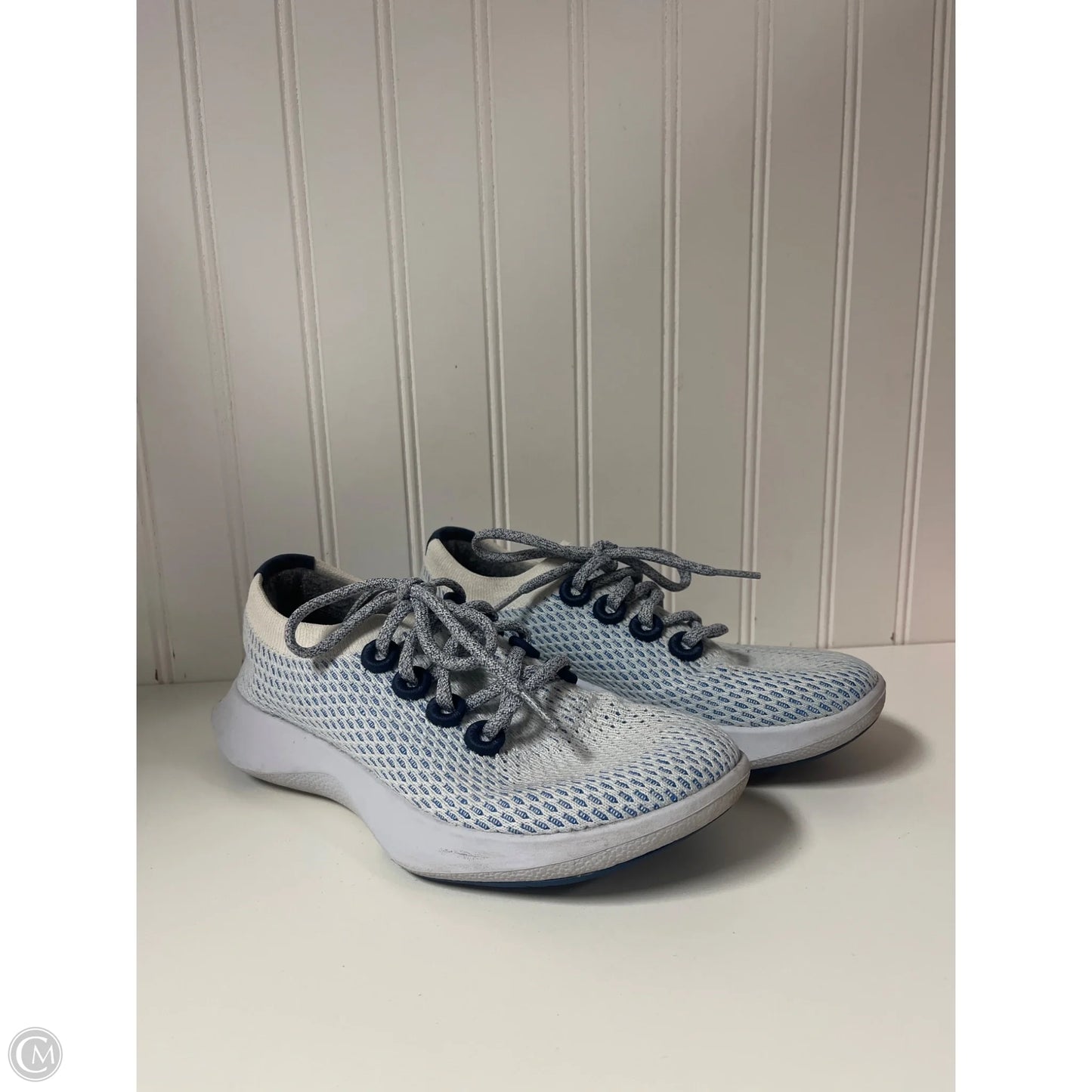 Shoes Athletic By Allbirds In Blue & Grey, Size: 6.5