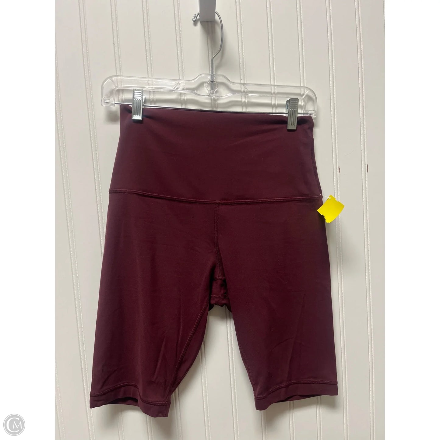 Athletic Shorts By Lululemon In Maroon, Size: M