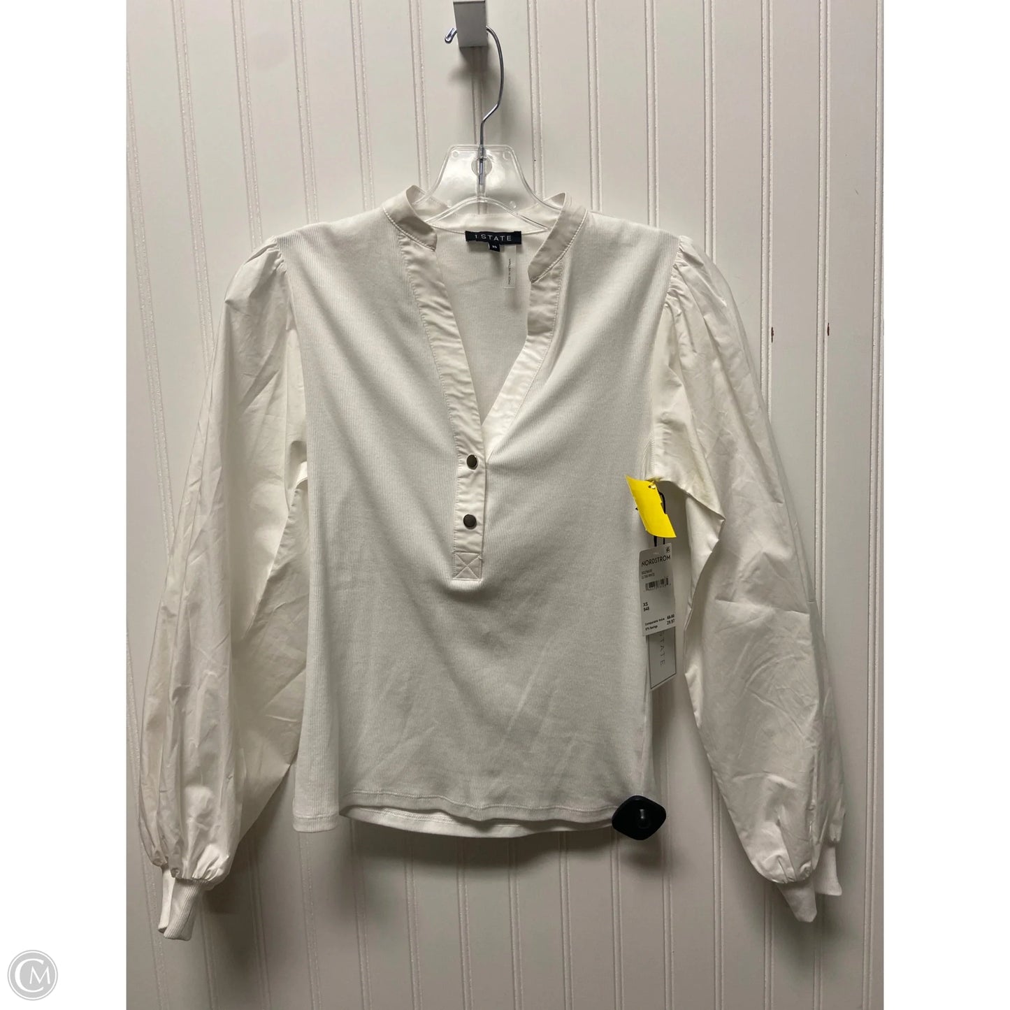 Top Long Sleeve By 1.state In White, Size: Xs
