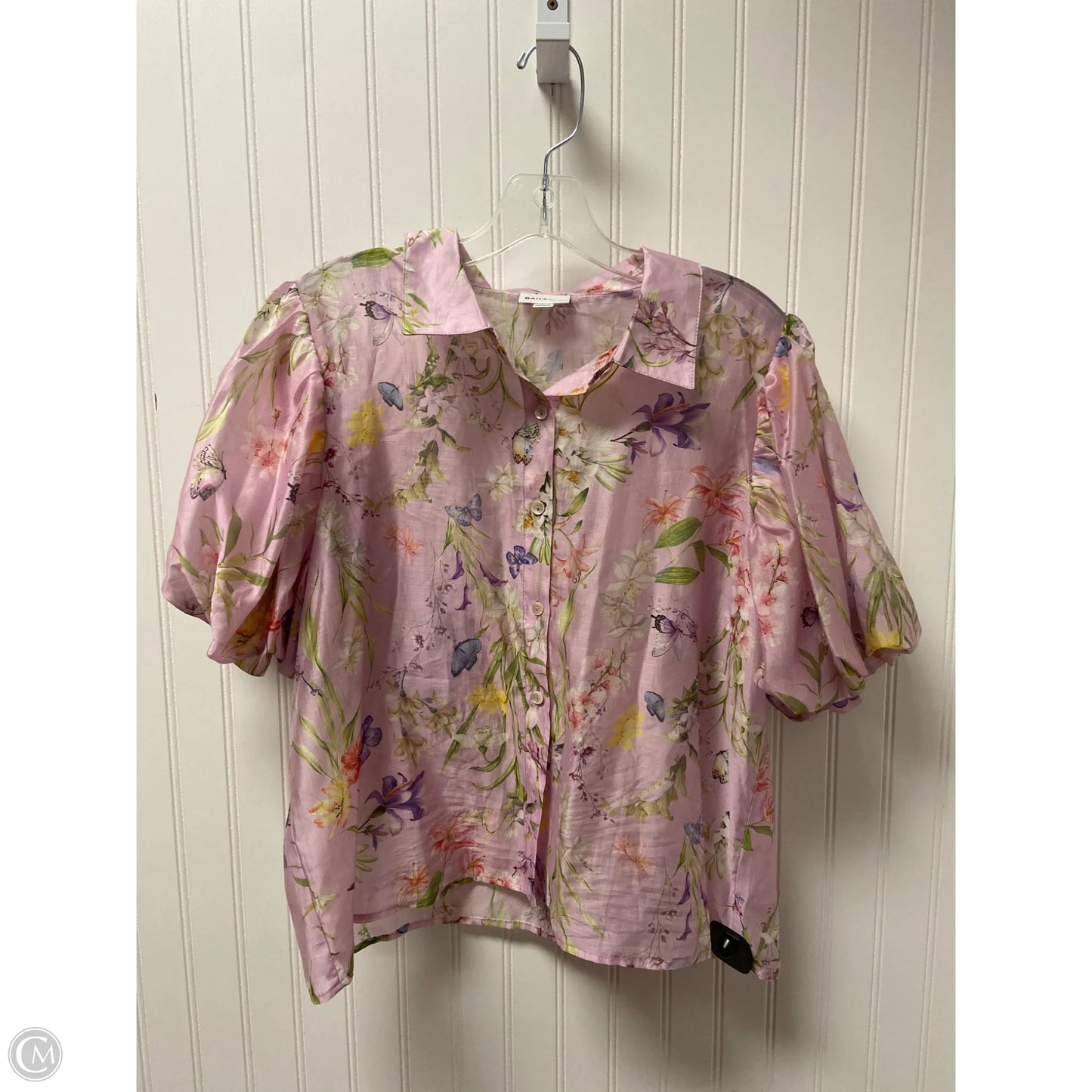 Top Short Sleeve By Bailey 44 In Purple, Size: L