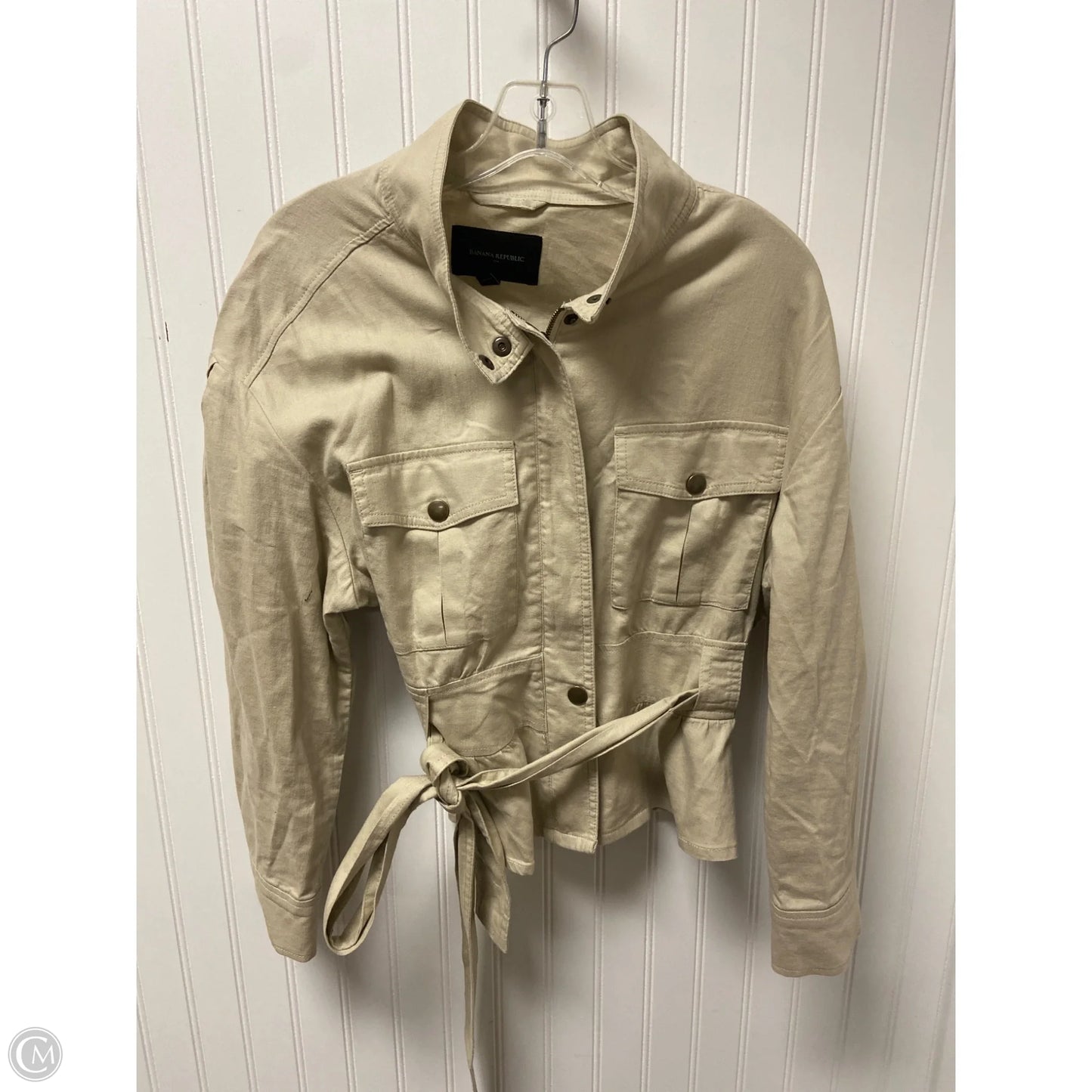 Jacket Other By Banana Republic In Beige, Size: Lp