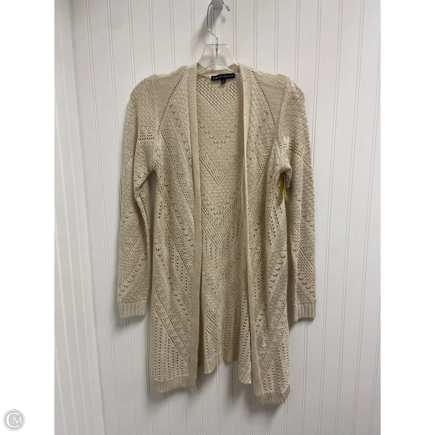 Sweater Cardigan By Love Ellie In Beige, Size: S