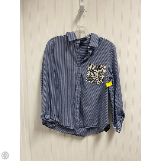 Top Long Sleeve By Clothes Mentor In Striped Pattern, Size: S