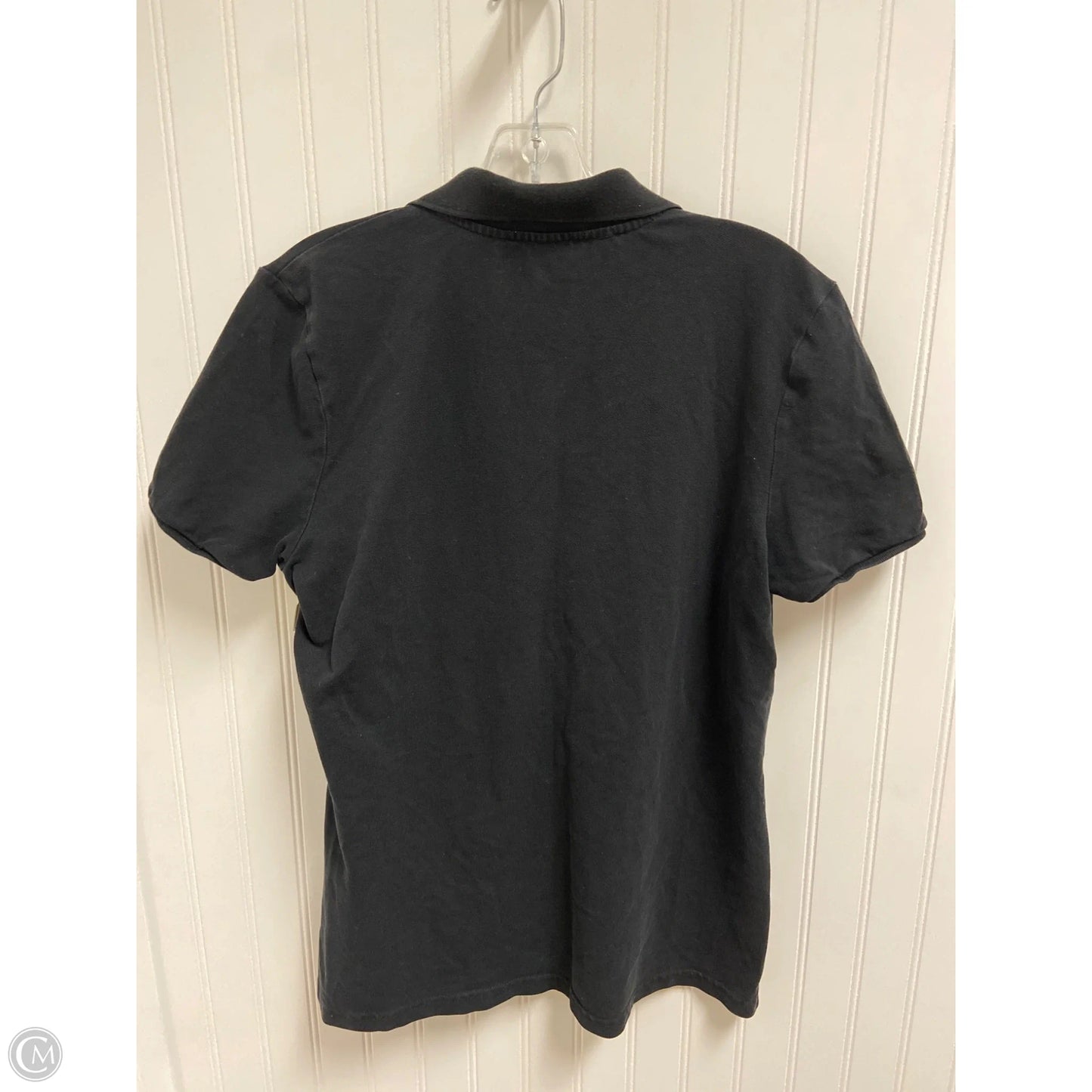 Top Short Sleeve Luxury Designer By Burberry In Black, Size: Xl