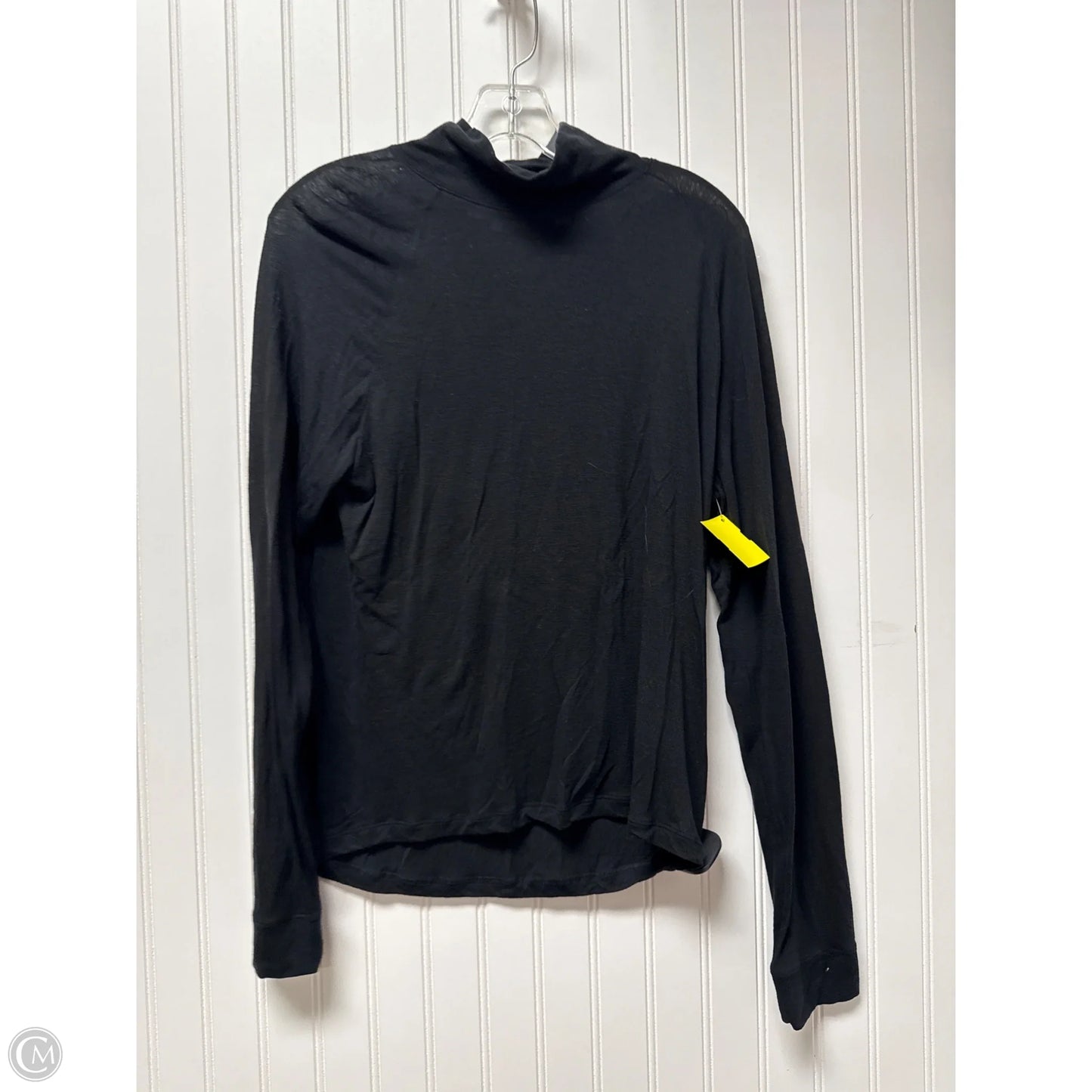 Top Long Sleeve Basic By Vince In Black, Size: S