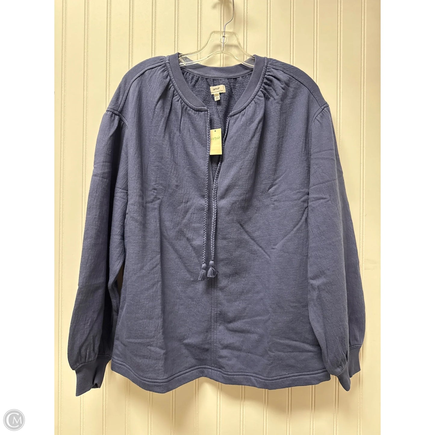 Sweatshirt Crewneck By Aerie In Navy, Size: Xxs