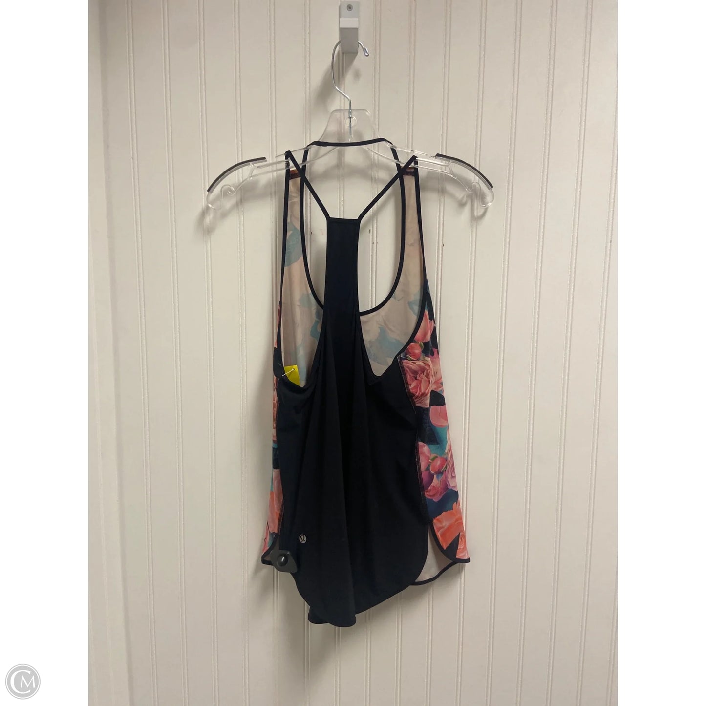 Athletic Tank Top By Lululemon In Floral Print, Size: S