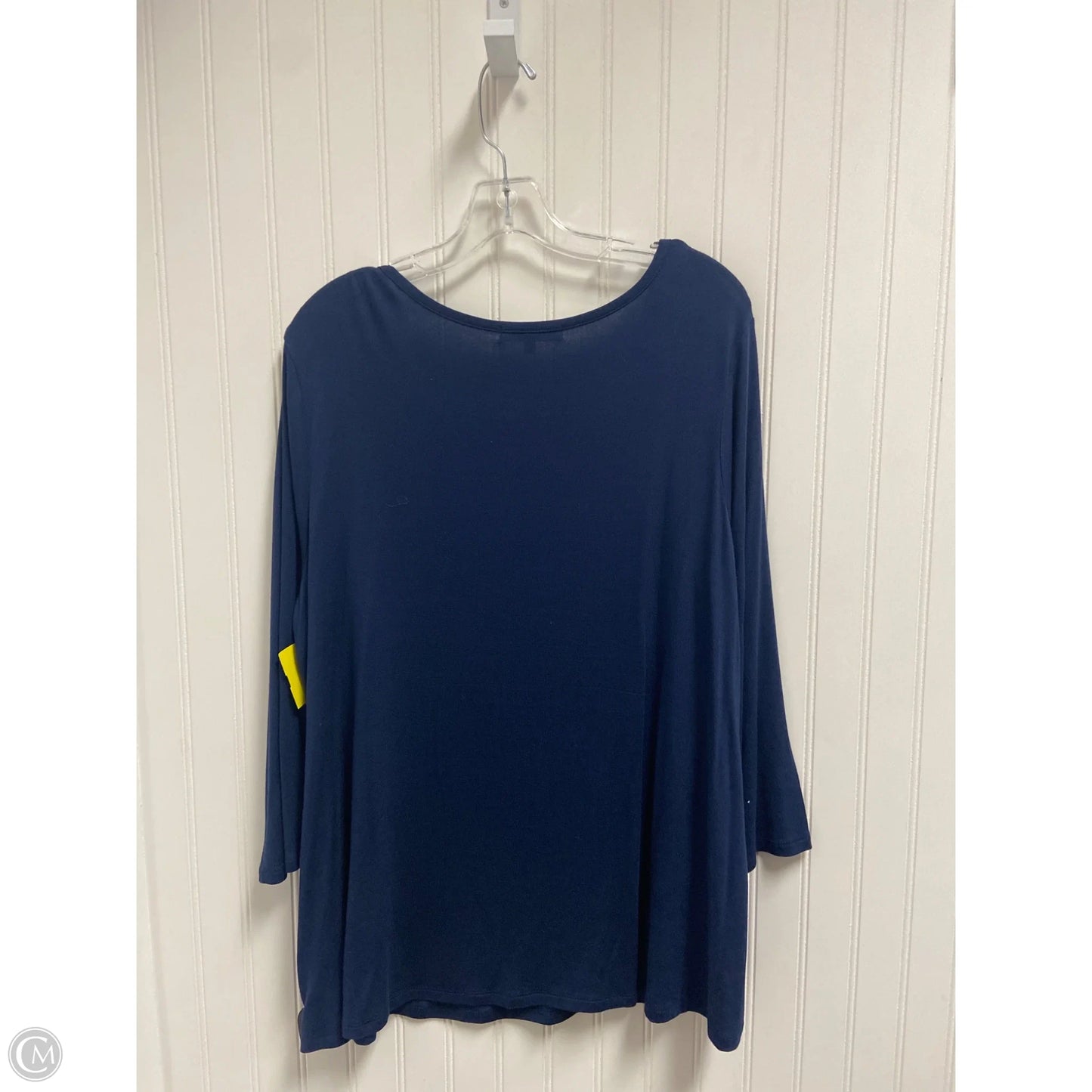 Top Long Sleeve Basic By Retrology In Navy, Size: Xl