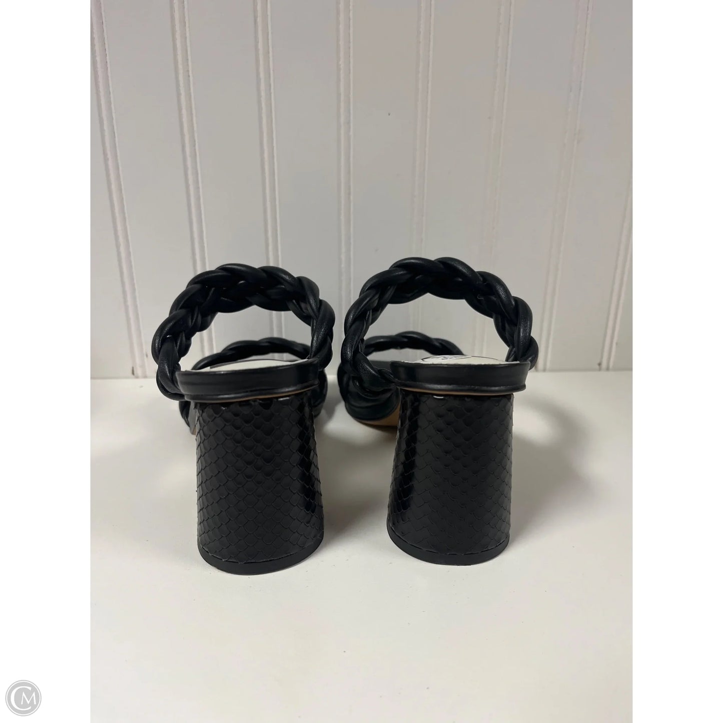 Sandals Heels Block By Dolce Vita In Black, Size: 6.5