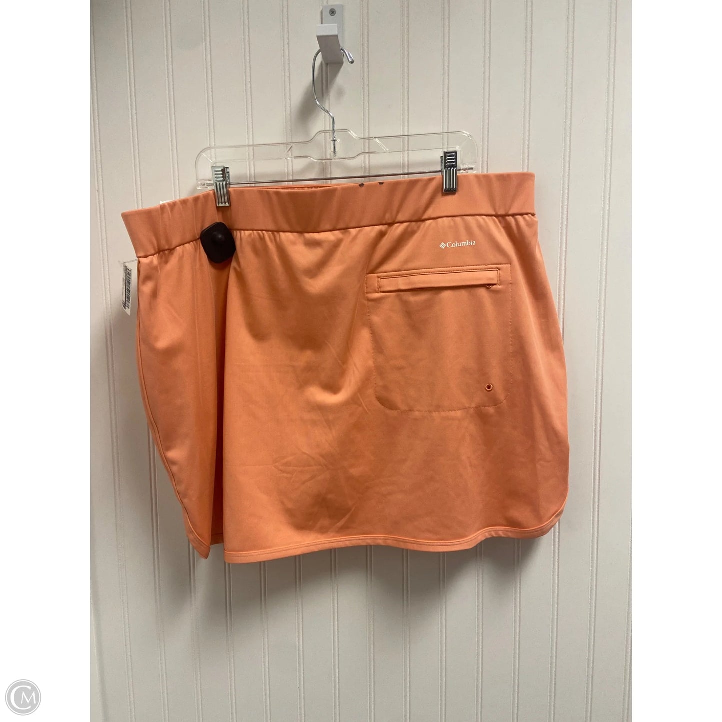 Athletic Skort By Columbia In Orange, Size: 2x