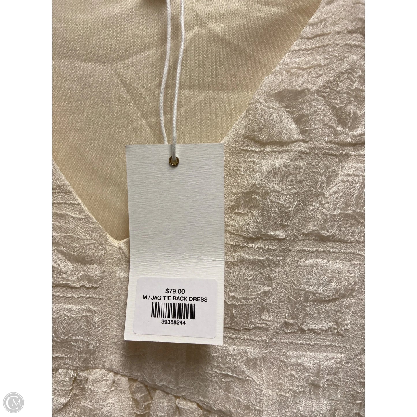 Dress Casual Short By Miou Muse In Cream, Size: M