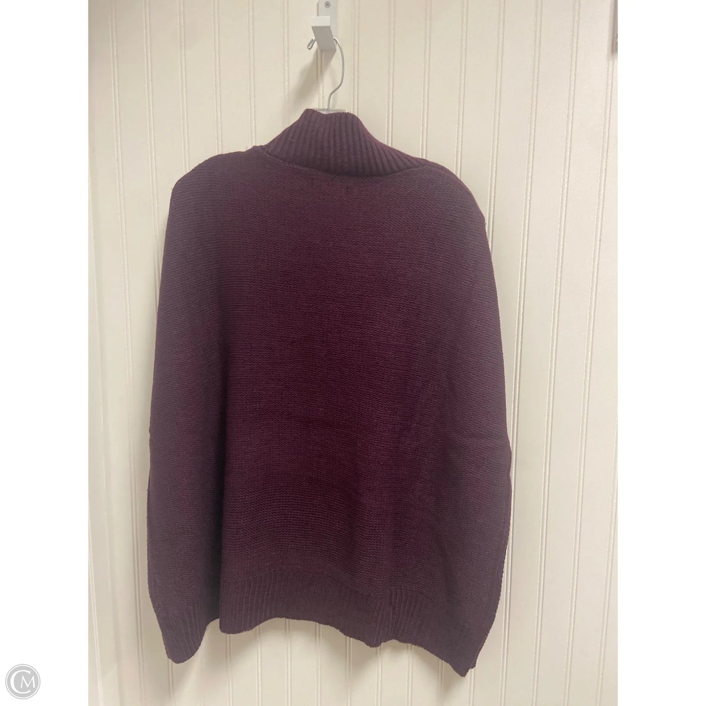 Sweater Short Sleeve By Ann Taylor In Purple, Size: Xs