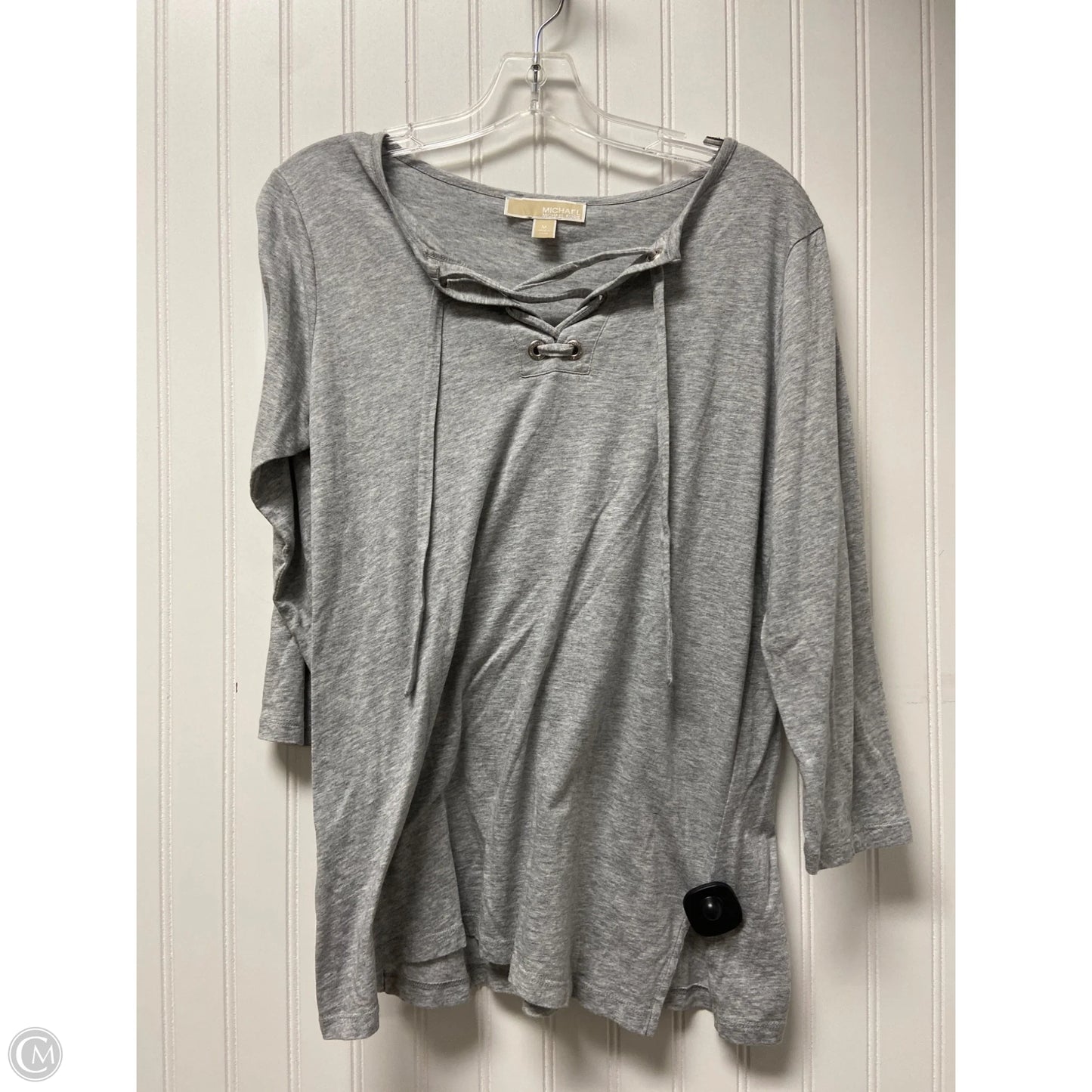 Top Long Sleeve By Michael By Michael Kors In Grey, Size: M