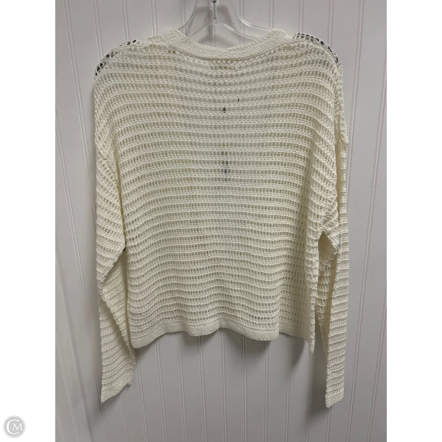 Sweater Cardigan By Max Studio In Cream, Size: S