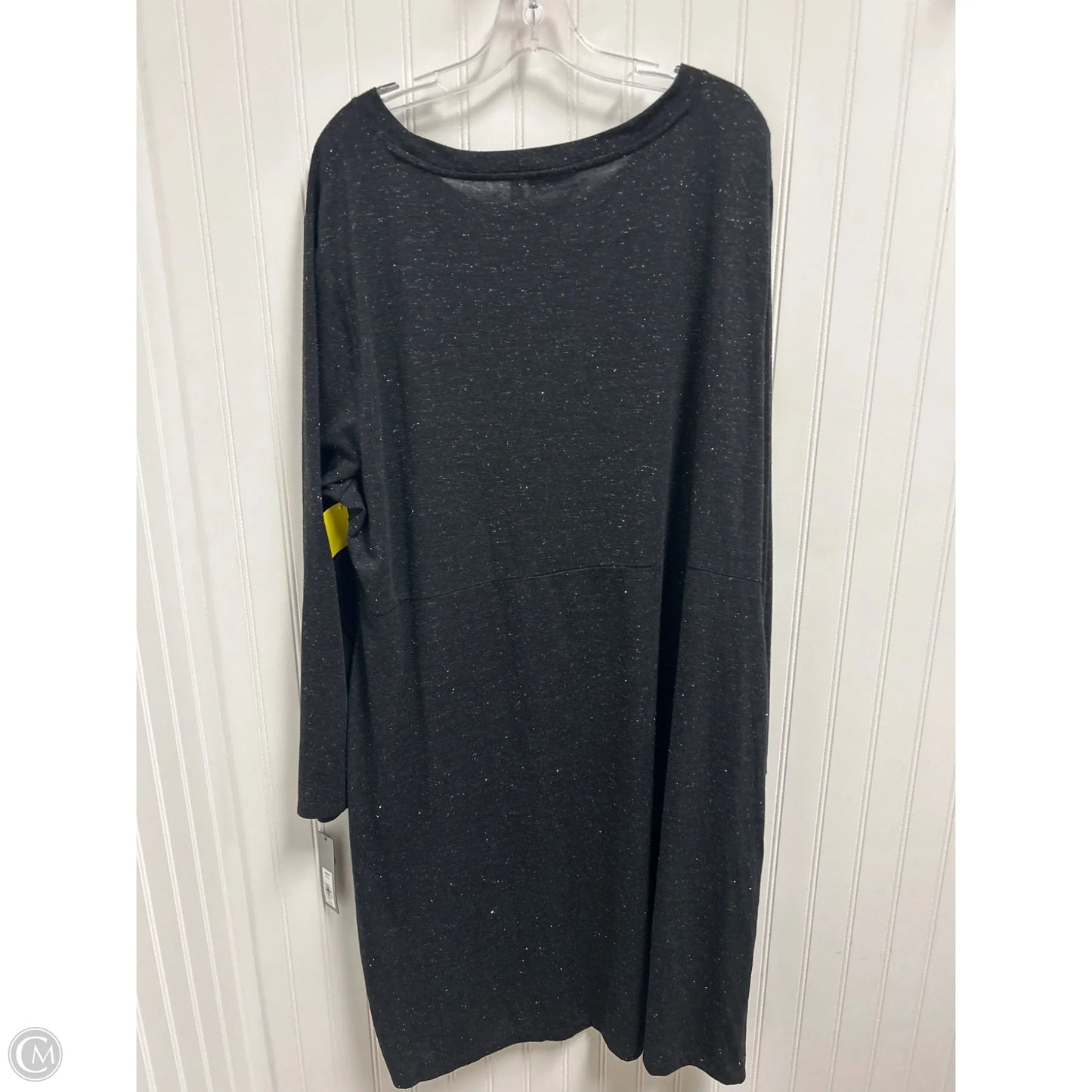 Dress Casual Midi By Apt 9 In Black, Size: 3x