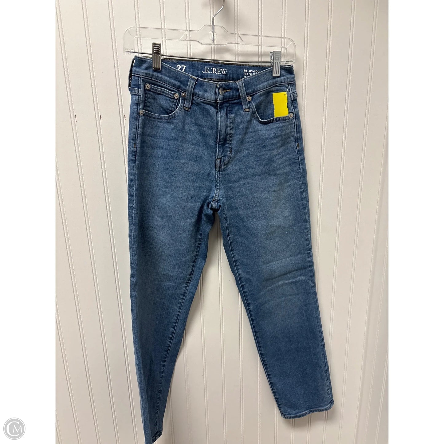 Jeans Straight By J. Crew In Blue Denim, Size: 4