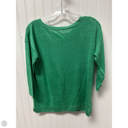 Top Long Sleeve By Talbots In Green, Size: Sp
