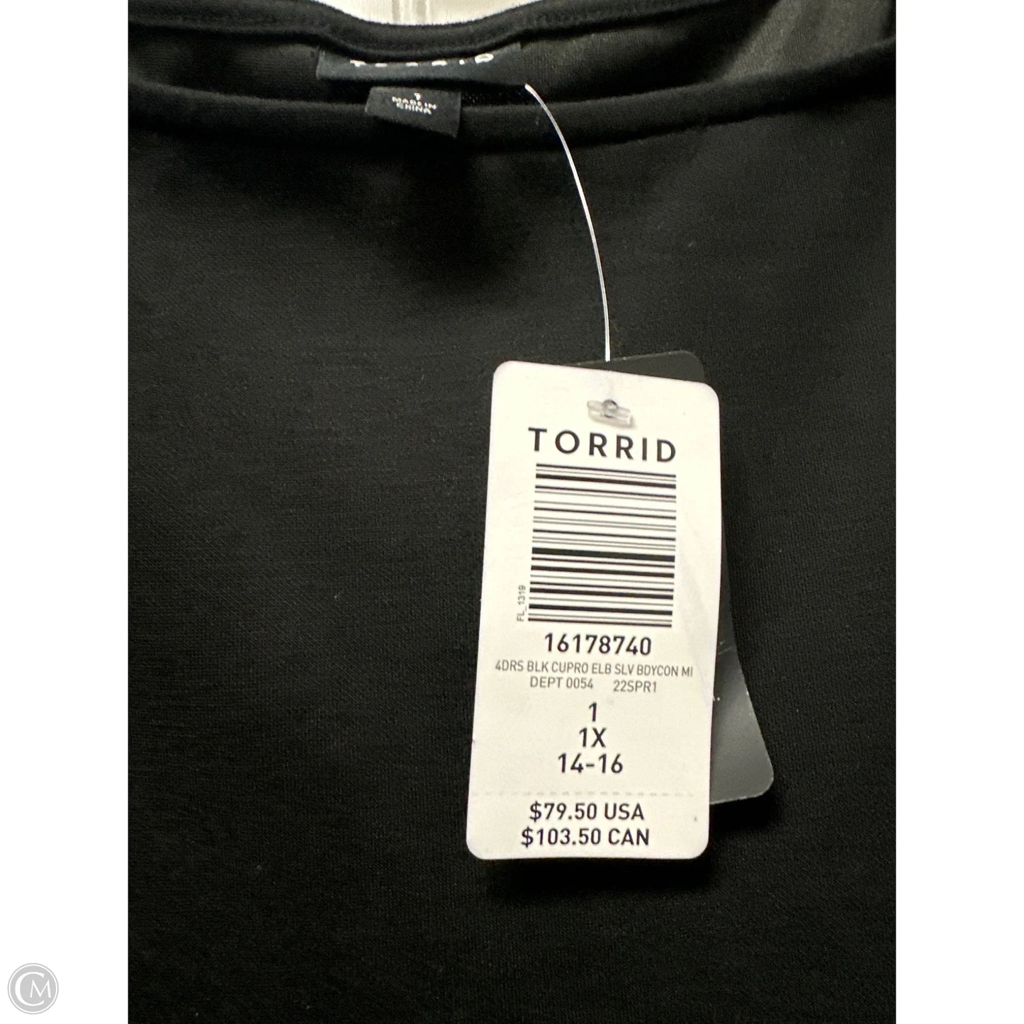 Dress Casual Maxi By Torrid In Black, Size: 1x