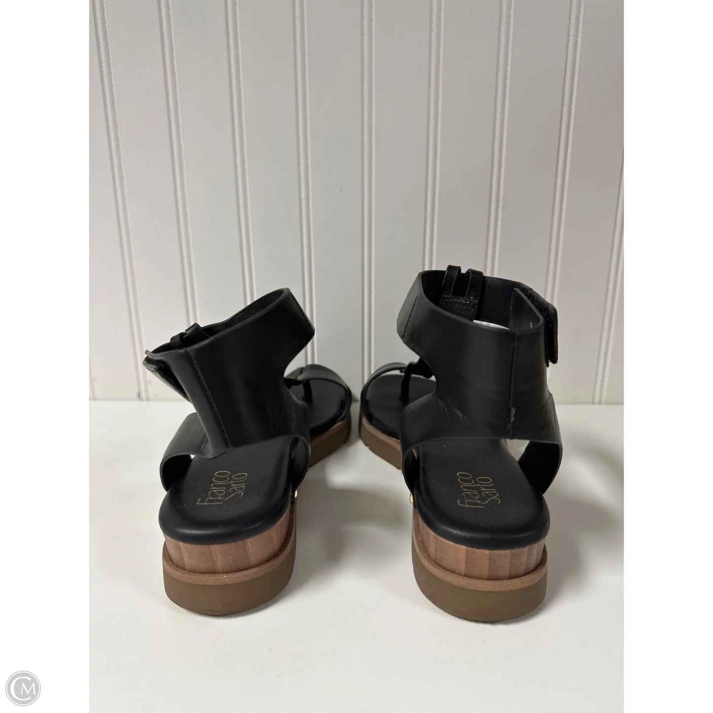 Sandals Flats By Franco Sarto In Black, Size: 8.5