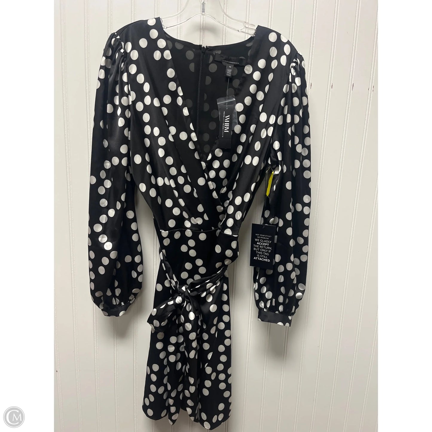Dress Party Short By White House Black Market In Polkadot Pattern, Size: M
