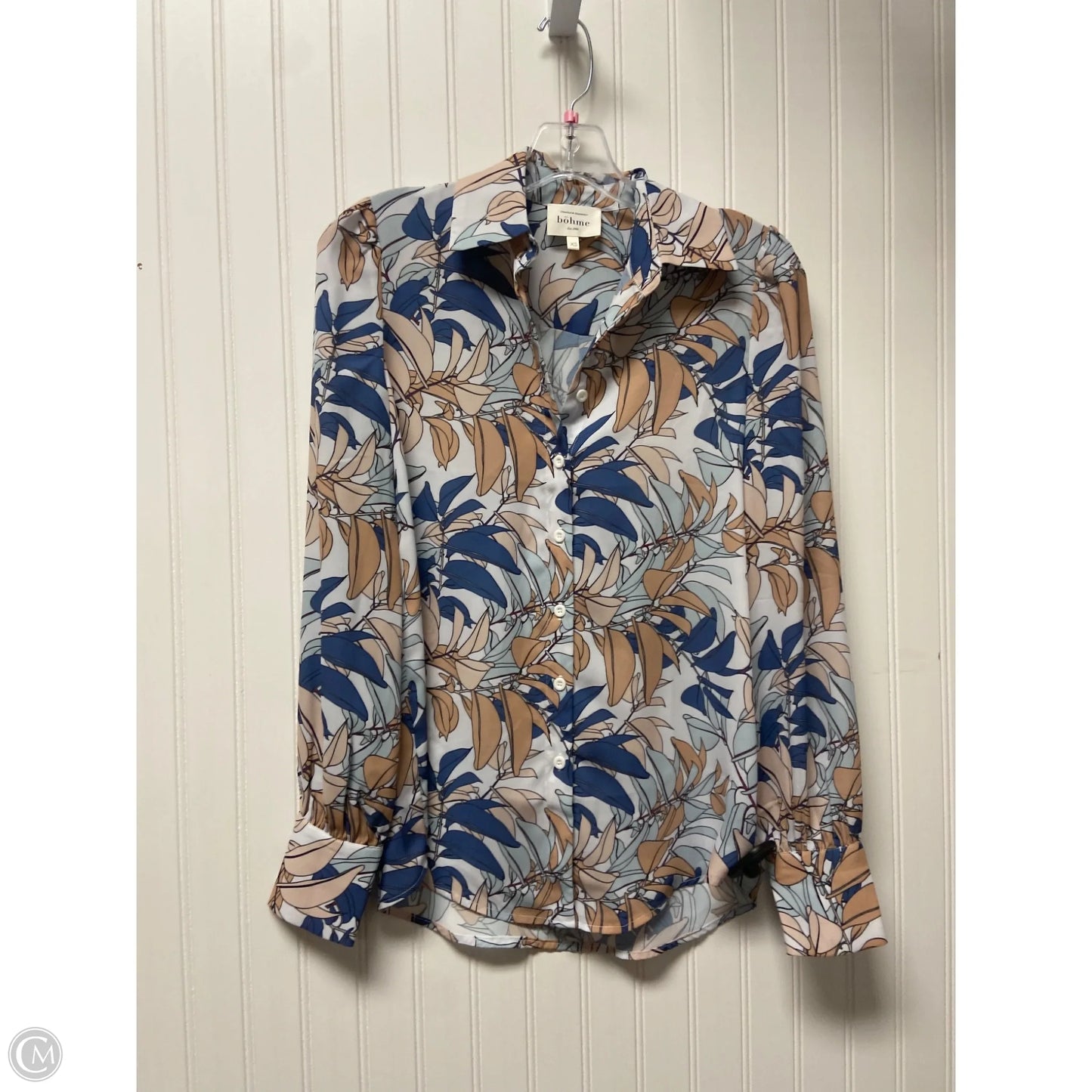 Top Long Sleeve By Bohme In Multi-colored, Size: Xs