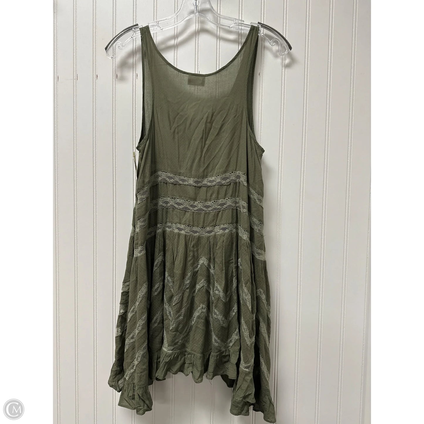 Tunic Sleeveless By Free People In Green, Size: Xs