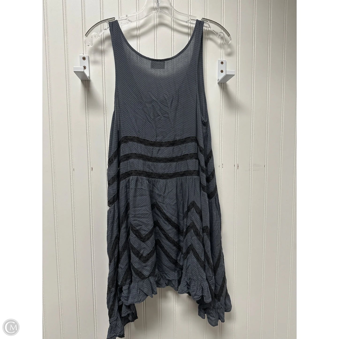 Tunic Sleeveless By Free People In Grey, Size: Sp