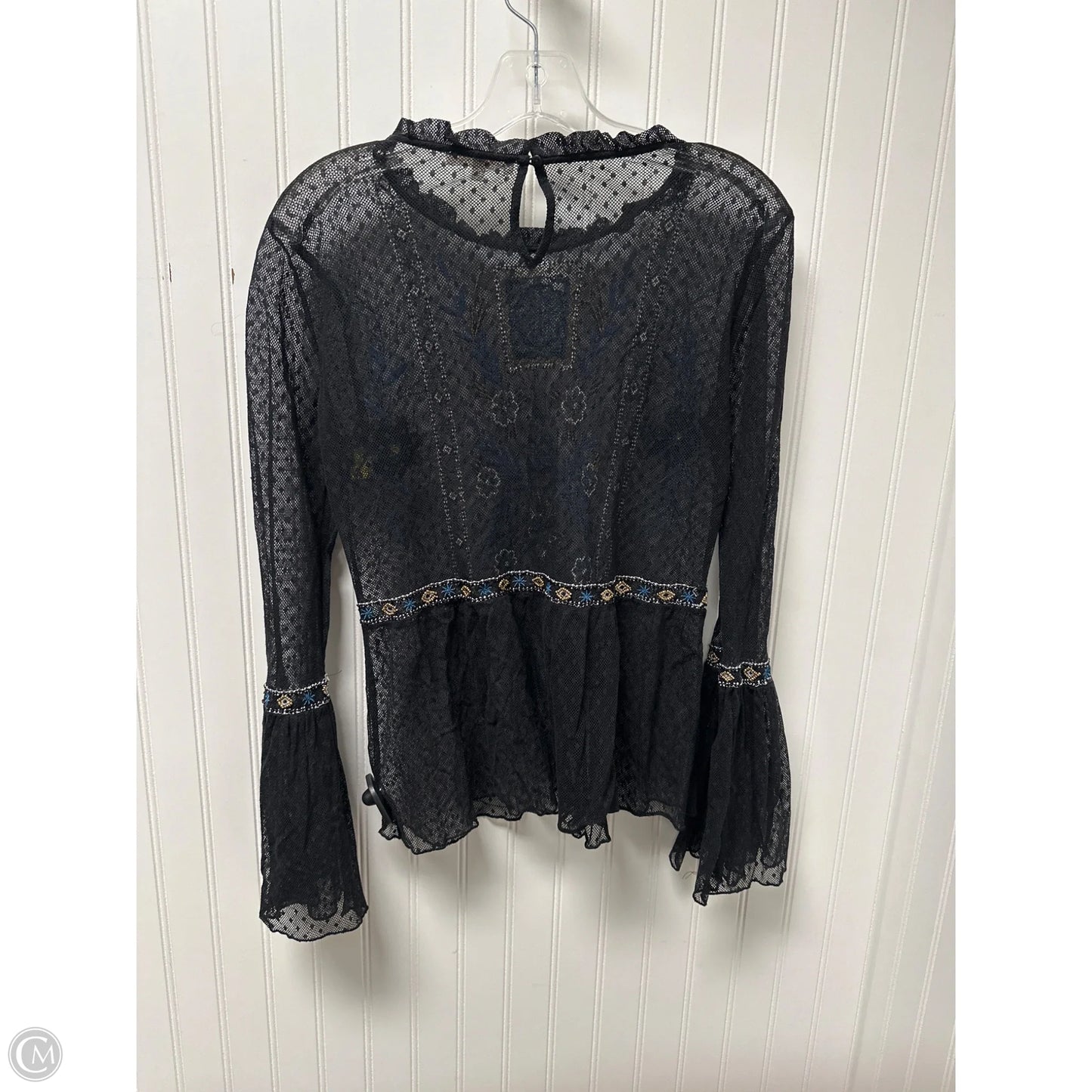 Top Long Sleeve By Willow & Clay In Black, Size: S