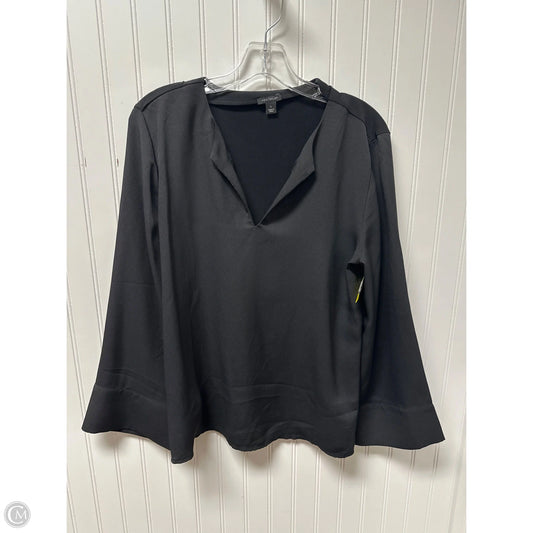 Top Long Sleeve By Ann Taylor In Black, Size: S