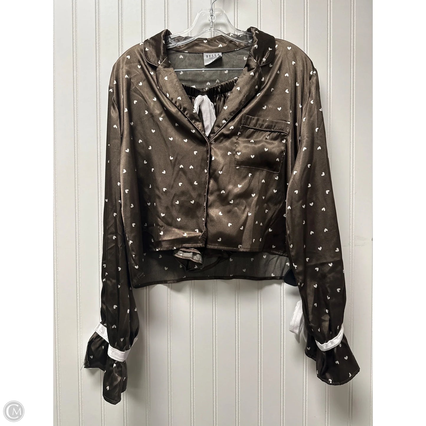 Lounge Set Shorts By Clothes Mentor In Brown, Size: M