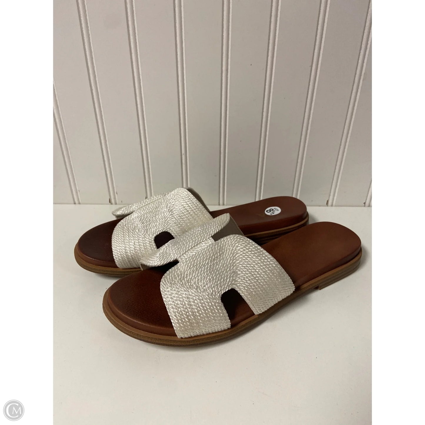 Sandals Flats By Mia In White, Size: 8.5