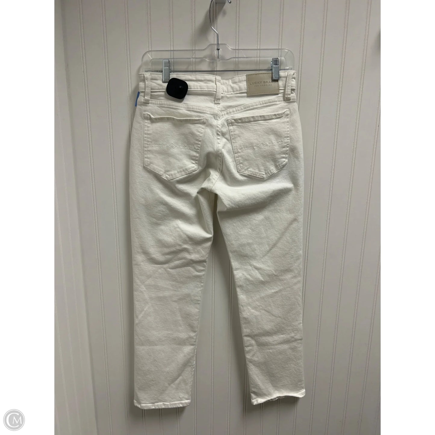 Jeans Straight By Lucky Brand In White, Size: 4
