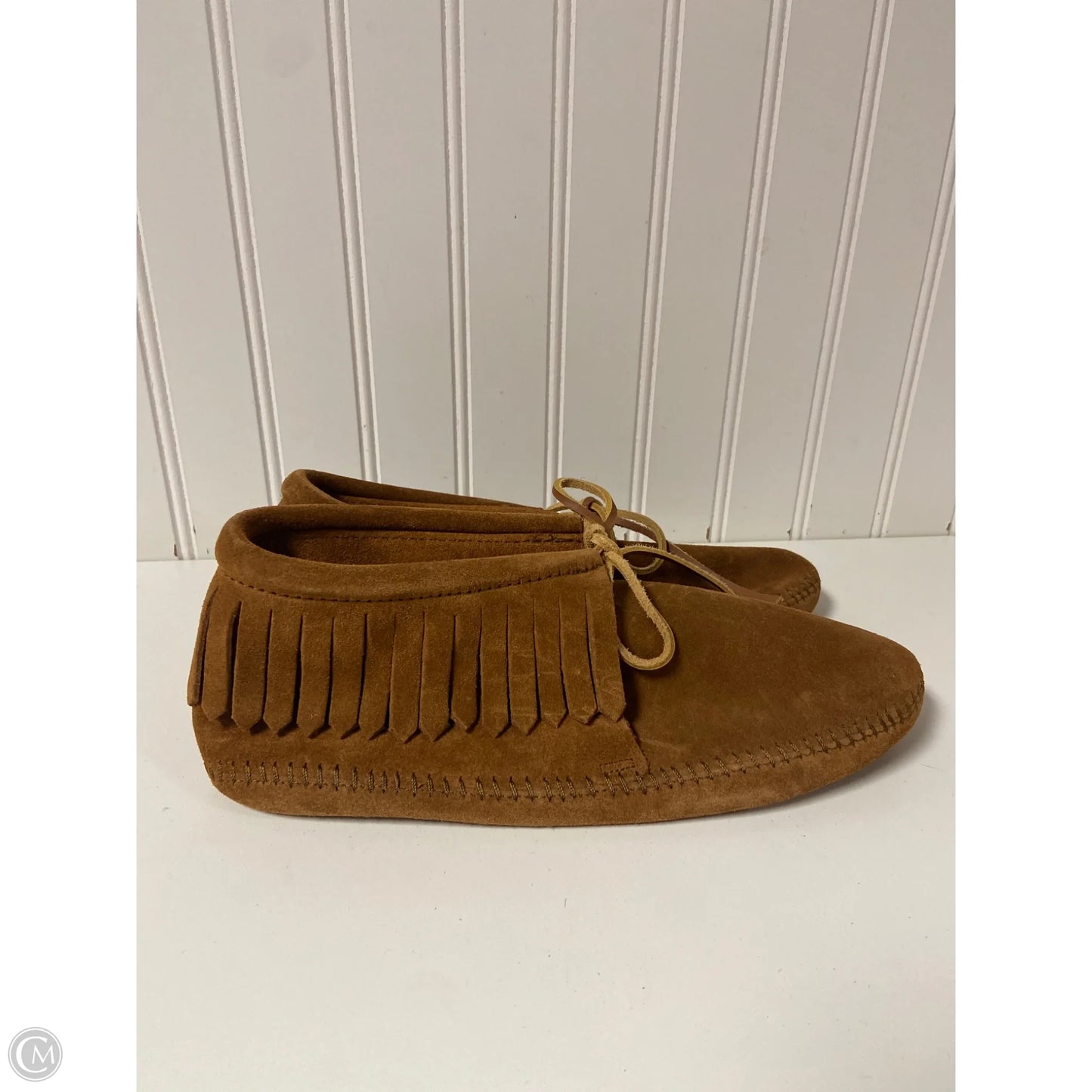 Slippers By Minnetonka In Tan, Size: 9.5