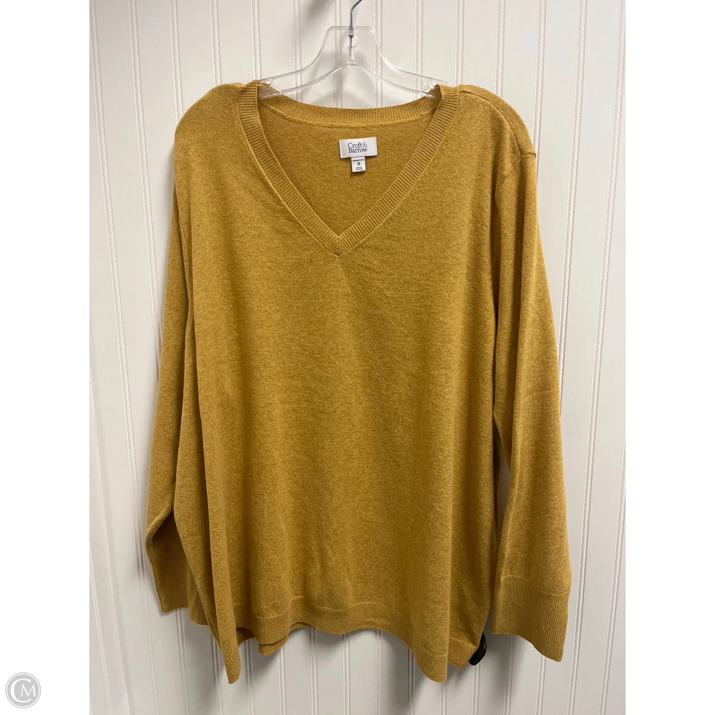 Sweater By Crown And Ivy In Yellow, Size: 3x