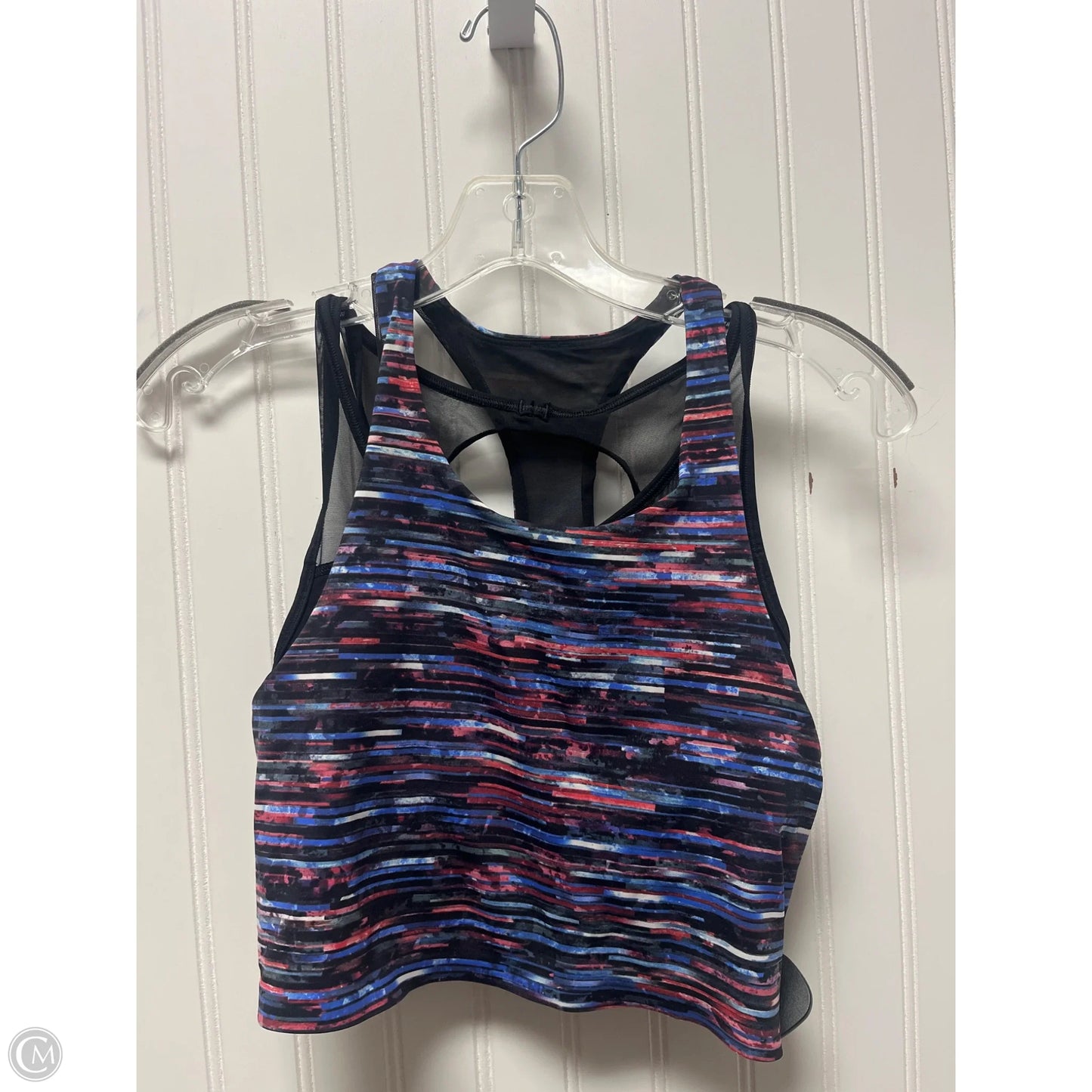 Athletic Tank Top By Lululemon In Striped Pattern, Size: S