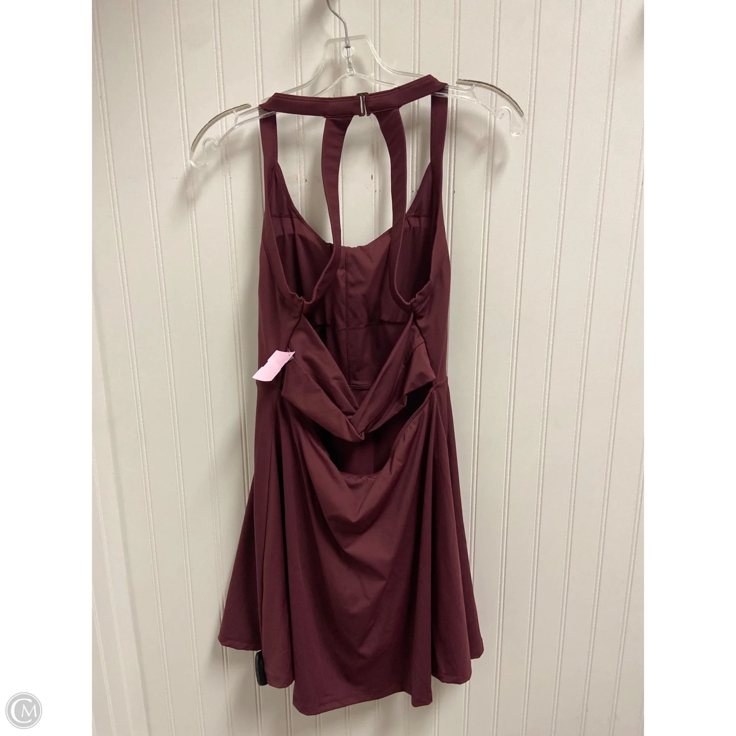 Athletic Dress By Halara In Maroon, Size: L