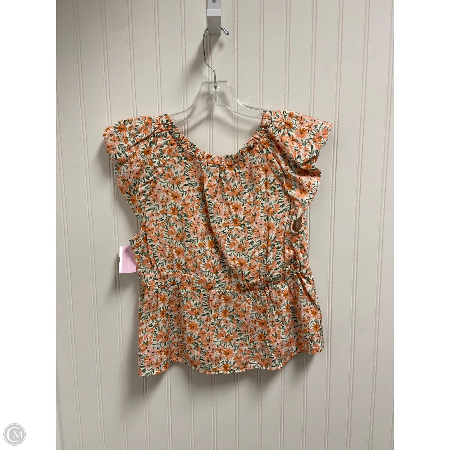 Top Short Sleeve By In Sanfrancisco In Floral Print, Size: M