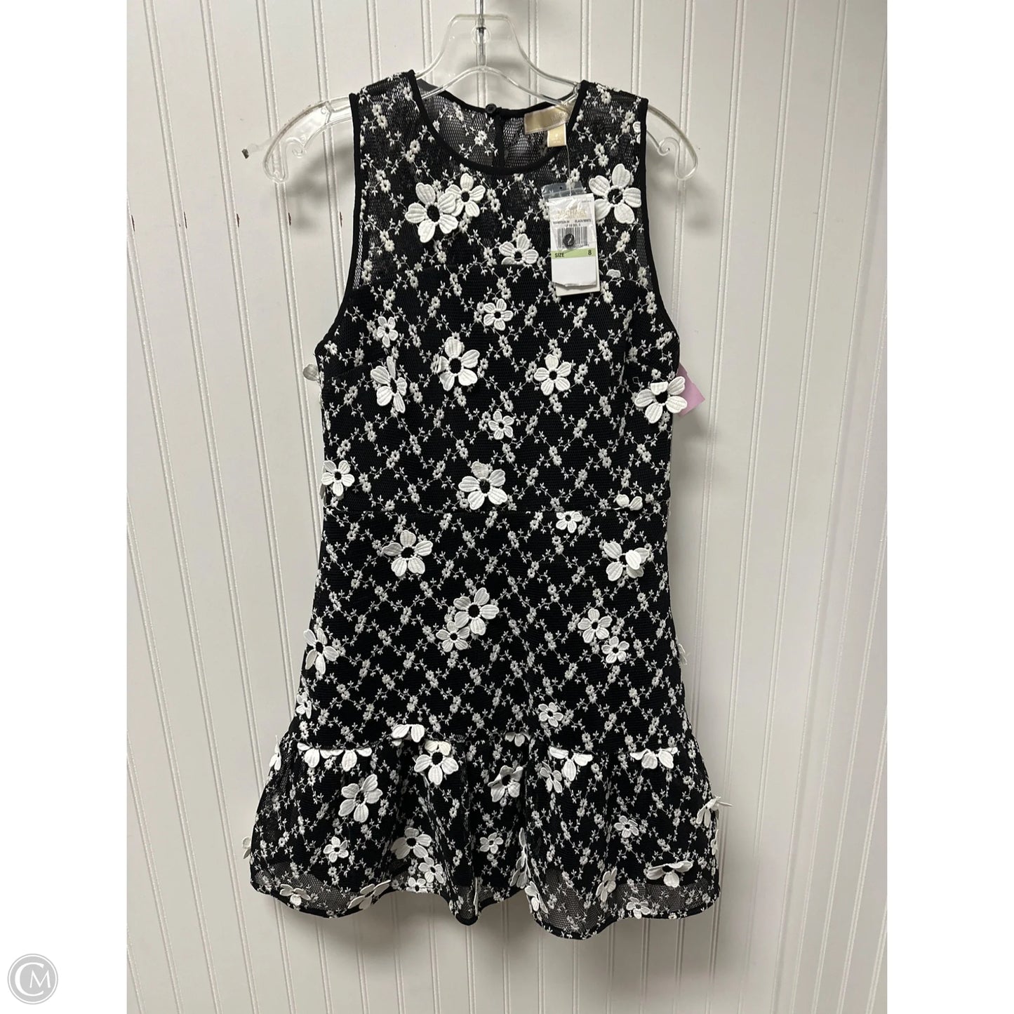 Dress Party Short By Michael By Michael Kors In Black & White, Size: M