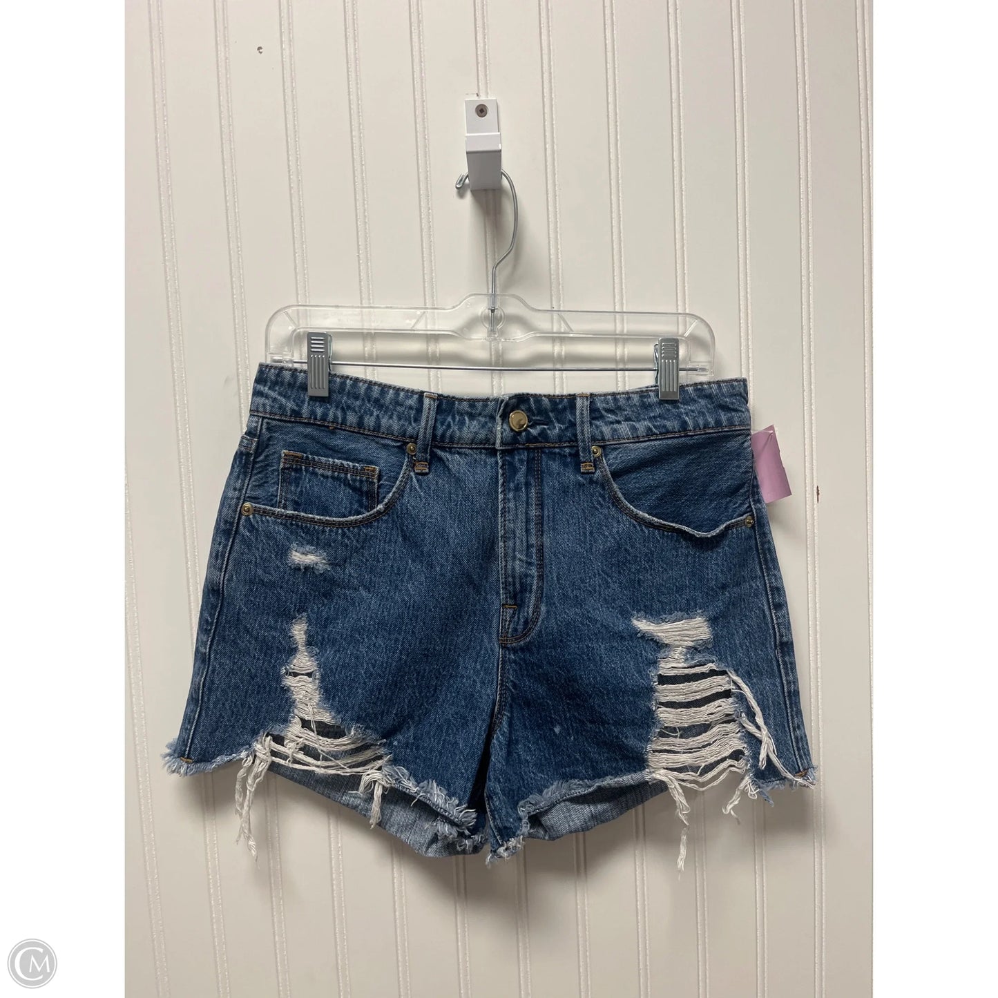 Shorts By Good American In Blue Denim, Size: 4