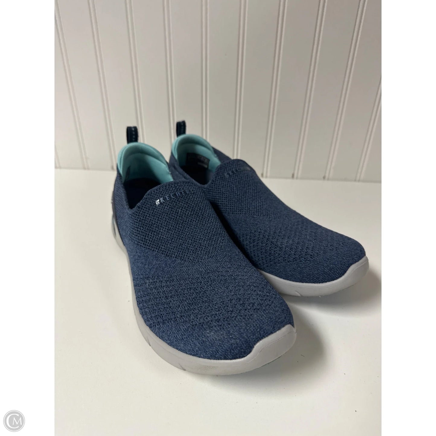 Shoes Athletic By Skechers In Blue, Size: 9