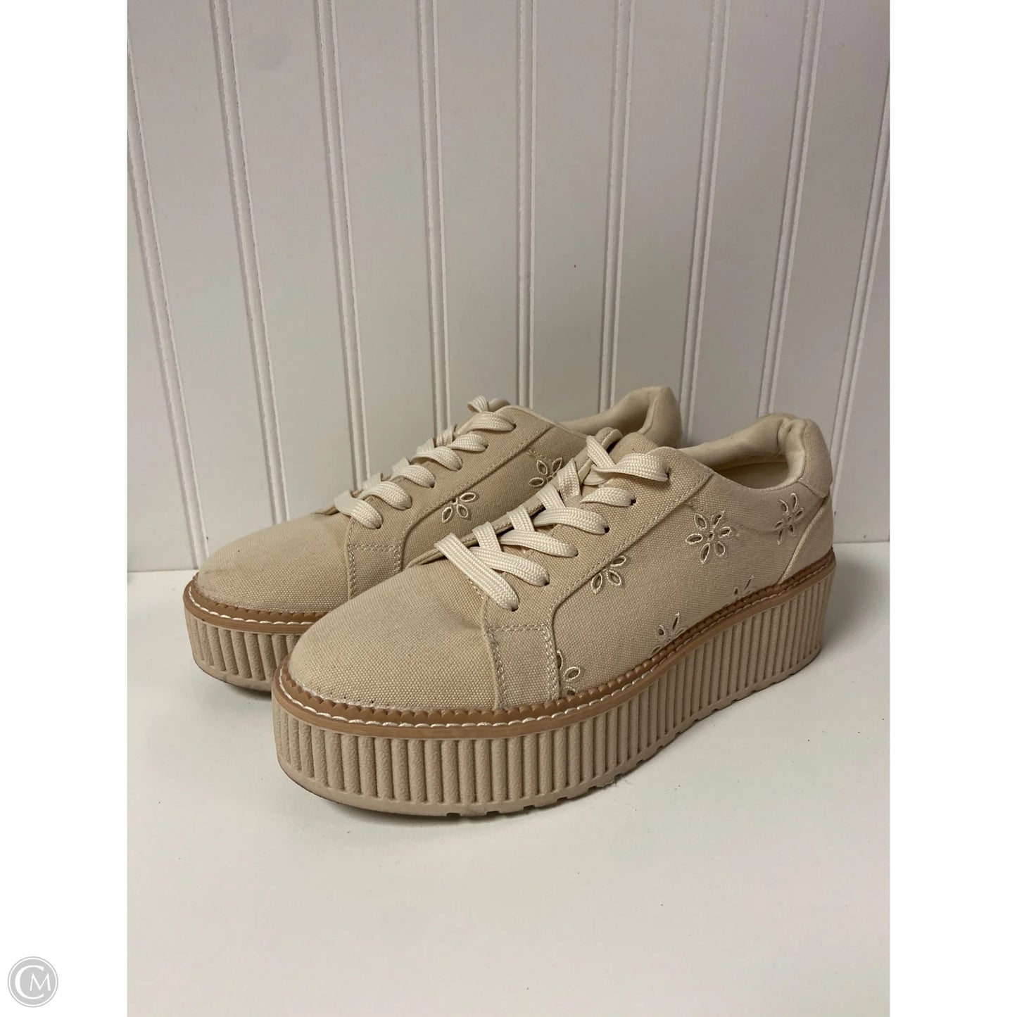 Shoes Sneakers Platform By Dolce Vita In Beige, Size: 9