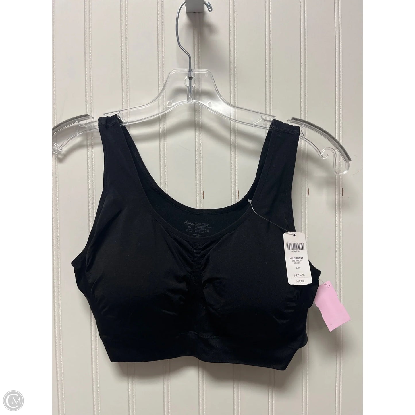 Athletic Bra By Soma In Black, Size: 1x