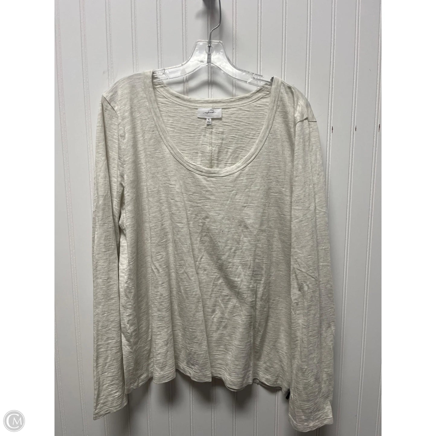 Top Long Sleeve By Soma In Cream, Size: Xl